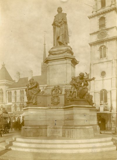 Gladstone-Statue am Strand von English Photographer